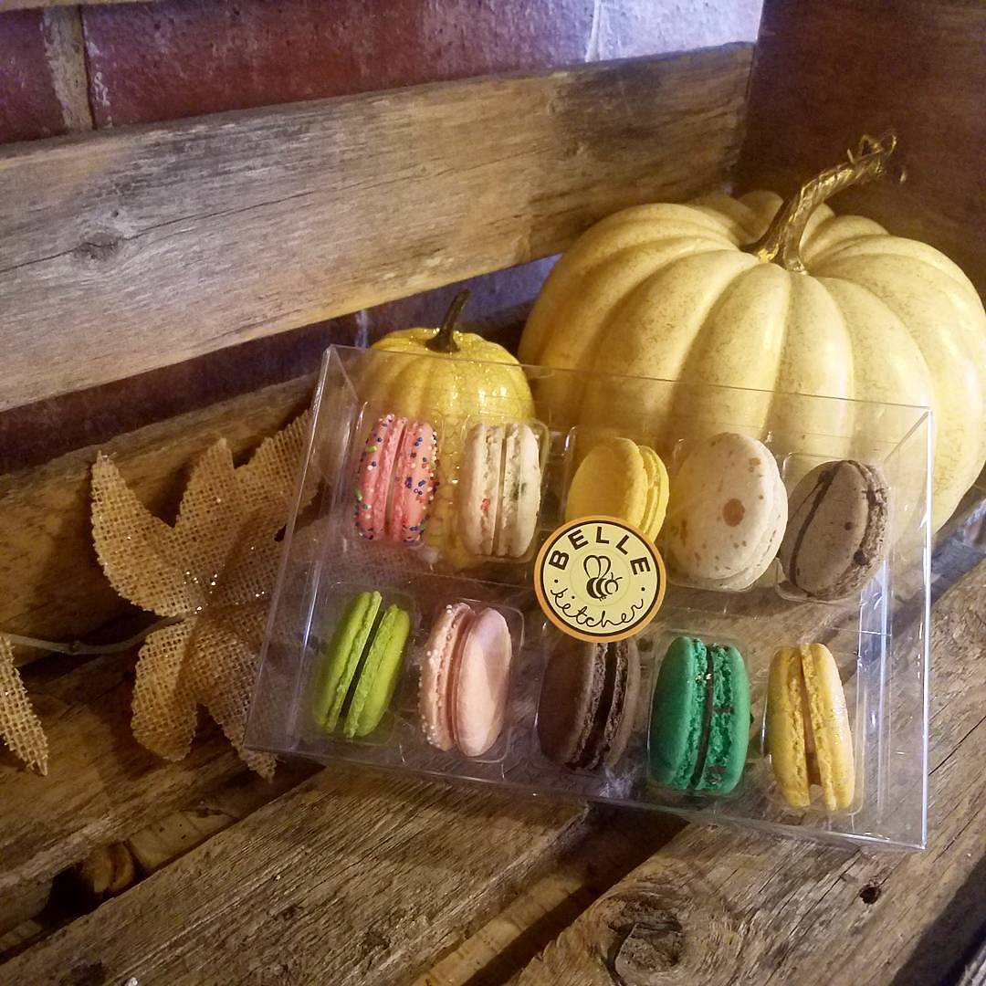 Tomorrow only! Stop by Pottery Barn in Penn Square Mall to get 20% off a box of 10 macarons and a punch card for a free doughnut that can be used at either location!