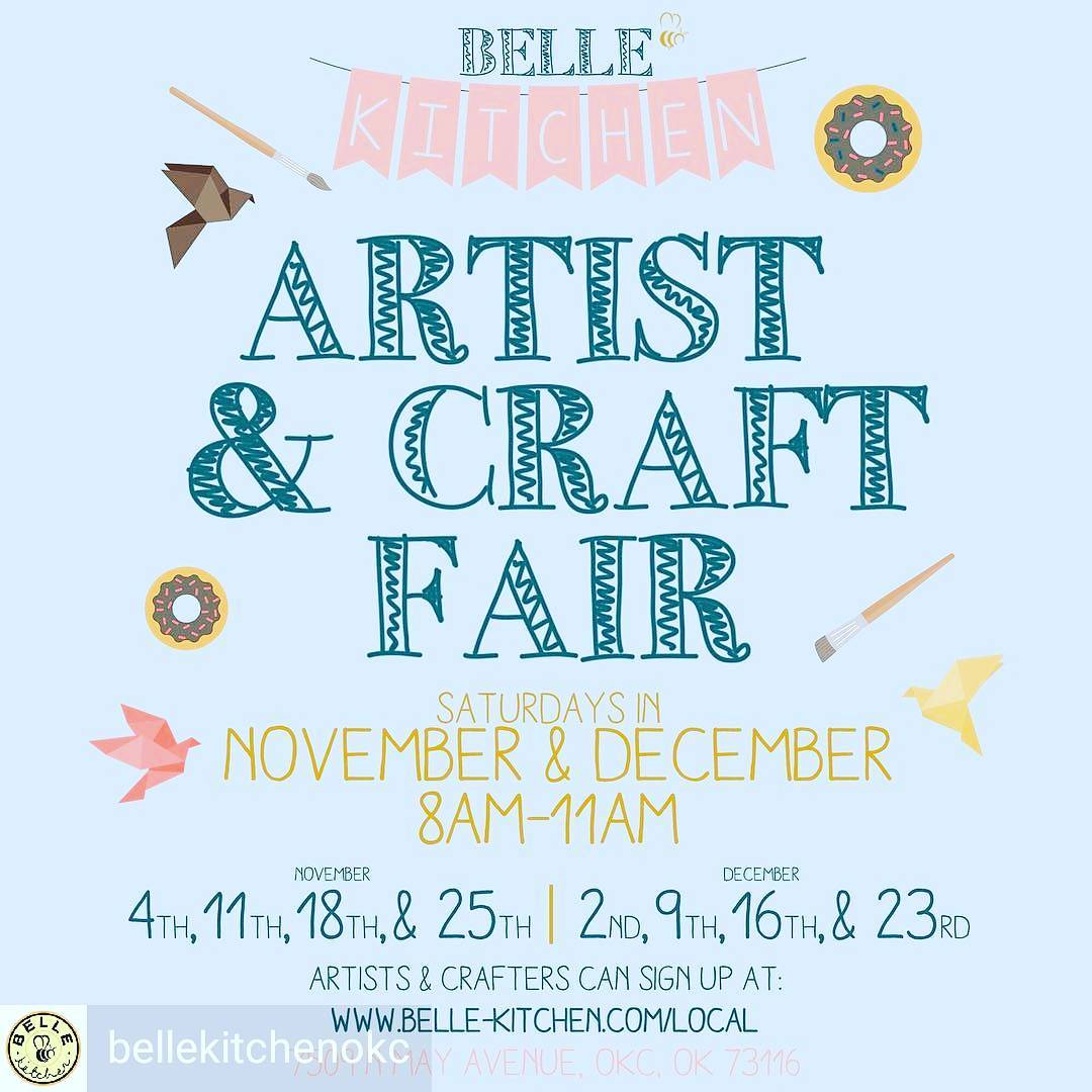 Tons of awesome and beautiful handcrafted treasures!!! Now and every Saturday at this time 👍
@bellekitchenokc @keepitlocalok #keepitlocalok #OKC #visitokc #okcmoms #okcart #okcartist