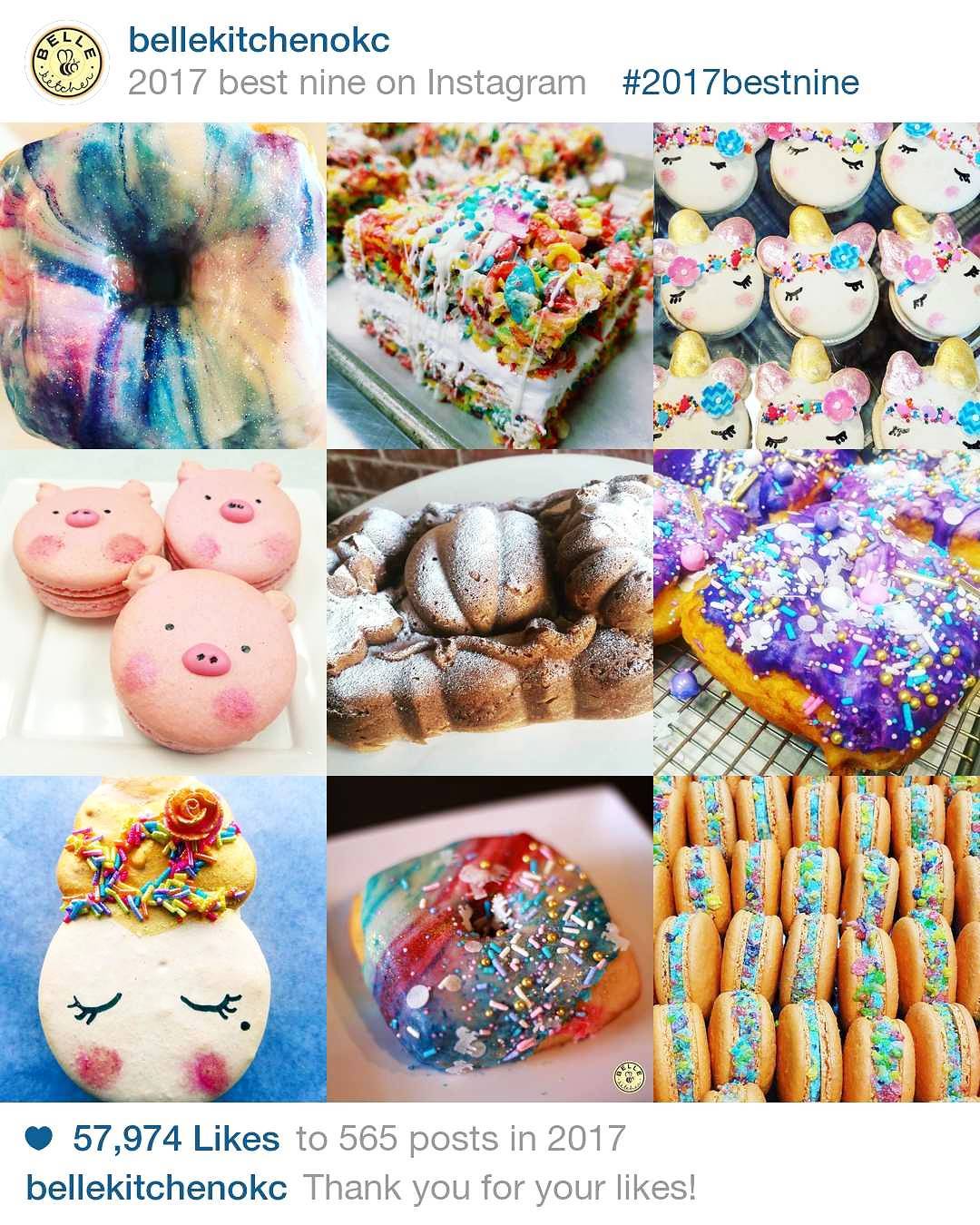 Happy New Year from the Bakers @Belle!!! We are so happy you included us in your 2017!!!
👍
Looks like the 2017 sparkly doughnuts and glammed out macarons were your favs! We can’t wait to create in 2018!!! @bellekitchenokc @bellekitchendd #macarons #macaron #doughnut #doughnuts #donut #donuts #BestOf2017 #fresh #real #instagood #instafood #foodie #2017 #HappyNewYear #pastry #love #OKC #beautiful #bellekitchen