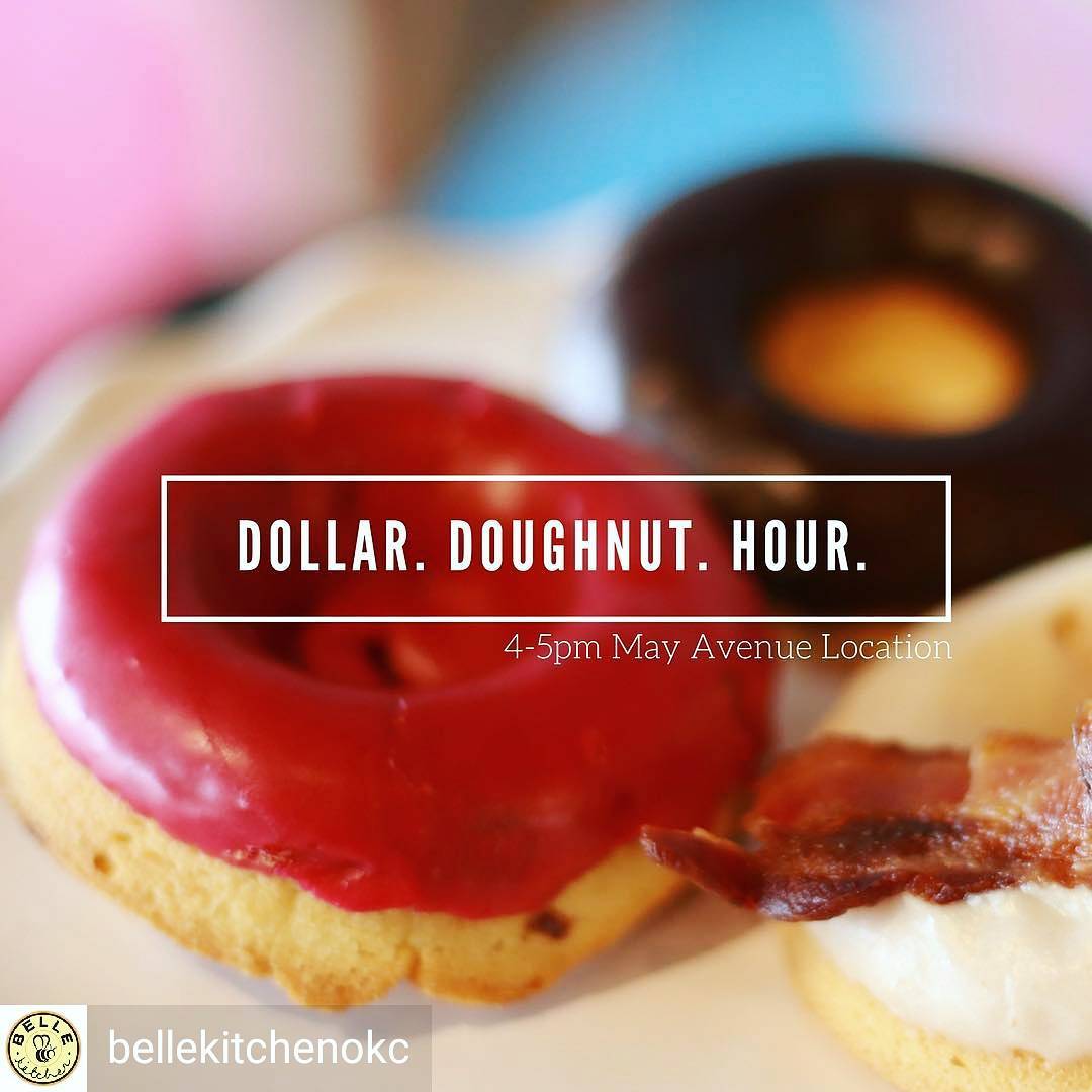 DDH (dollar doughnut hour) Come and get ’em!!!
@bellekitchenokc #doughnuts #donut #donuts #doughnut #okc #visitokc #okcfoodie