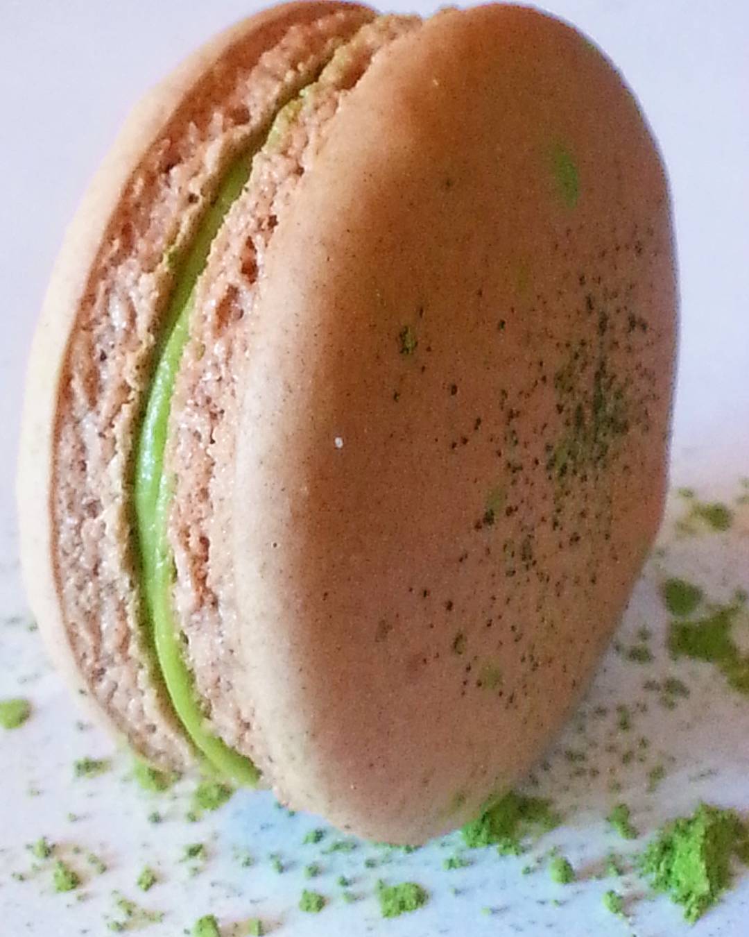 This was one of the first macaron flavors we produced at Belle…Matcha Cocoa…created with Green Tea Matcha and Chocolate shell. For Matcha lovers it was a true to flavor: slightly bitter nuttiness and the cocoa added a nice layer of flavor complexity.
🙄
I would imagine more than a few of you are thinking that you have not seen this flavor in the case…you would be correct.
🙄
I would say within the first few weeks of opening someone reviewed this mac and said it tasted like burnt plastic…whaaaaat 🤤
🙄
Well as we approach St. Patrick’s Day and look for natural green foods (we have a FAB green apple planned on the doughnut side) we will drop Matcha back into the case and hope for the best!
🙄
Happy Macaron Monday!
@bellekitchenokc #macaron #macarons #food #foodie #foodporn #instafood #instagood #f52grams #cookingchannel #blackbookali #matcha #cocoa #chocolate #love #yummy #yes #keepitlocalok #okc #visitokc #TeamGOT7 #japanese #oklahomacity #macaronmonday #beautiful #bellekitchen