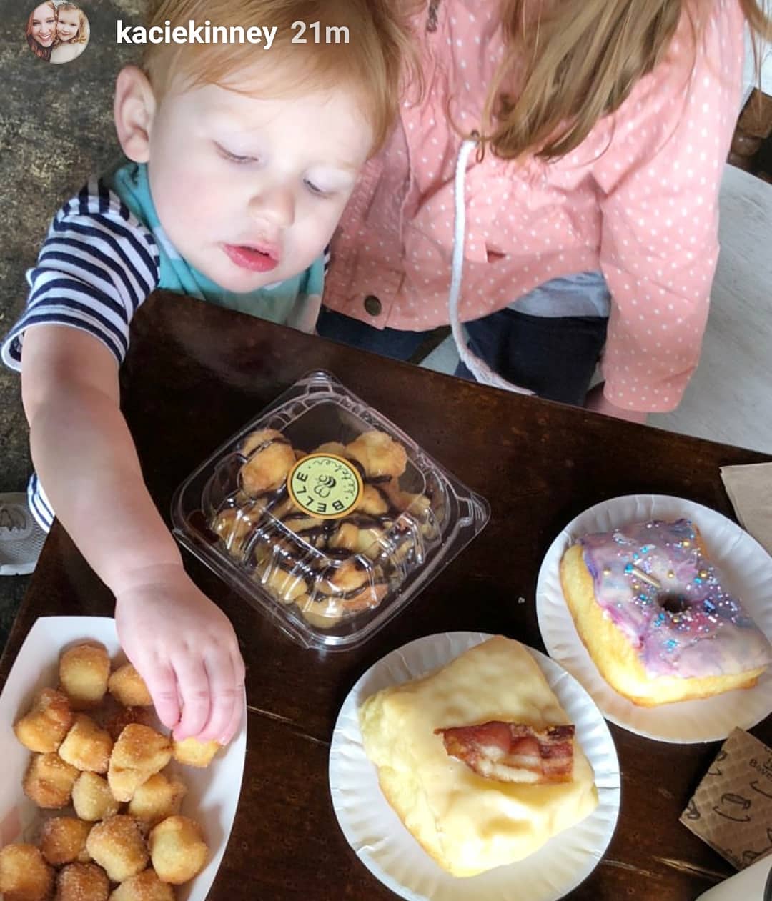 @kaciekinney Snuggle bug love Belle! Thanks for coming in 😄
#kids #okckids #okcmoms #doughnut #doughnuts #donut #donuts #belle #beautiful #bellekitchen